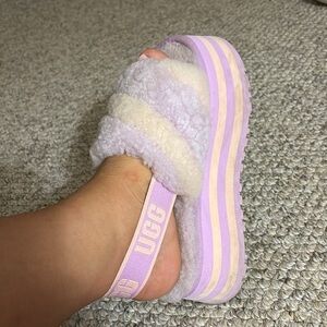 UGG platform slippers